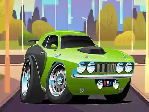 Gêm Speedy Musle Cars ar-lein