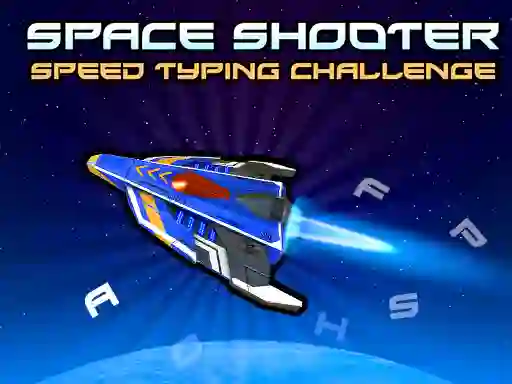 Gêm Space Shooter: Speed Typing Challenge ar-lein
