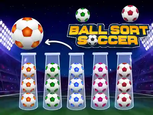 Gêm Ball Sort Soccer ar-lein
