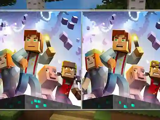 Gêm Pixel Craft Differences ar-lein