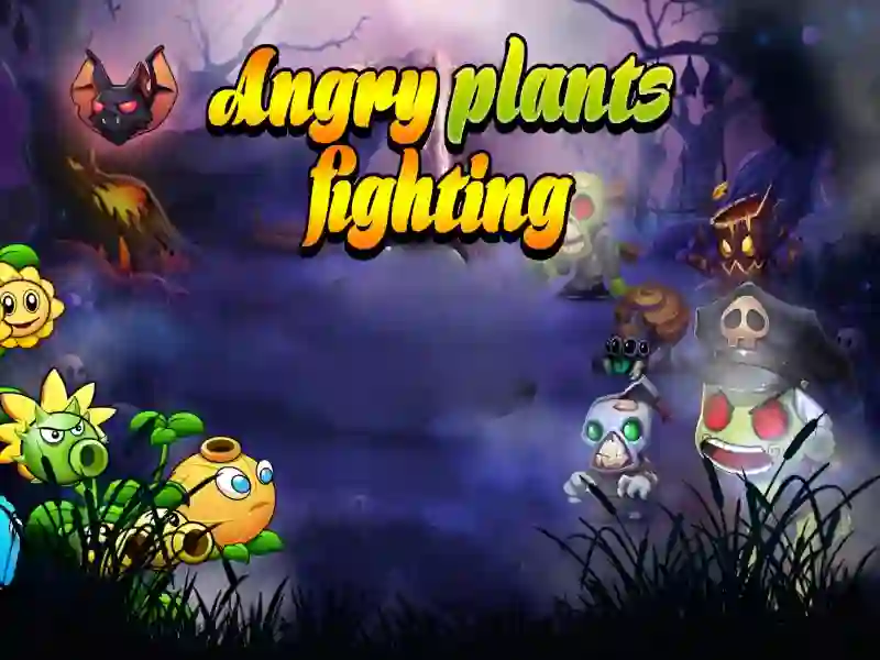 Gêm Angry Plants Fighting ar-lein