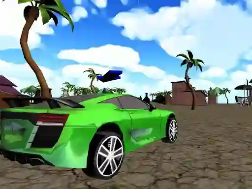 Gêm Xtreme Beach Car Racing ar-lein