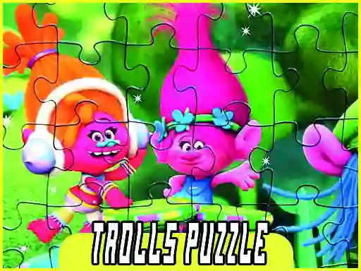 Gêm Trolls Puzzle Jigsaw ar-lein