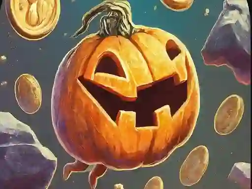 Gêm Jump Pumpkin Jump ar-lein