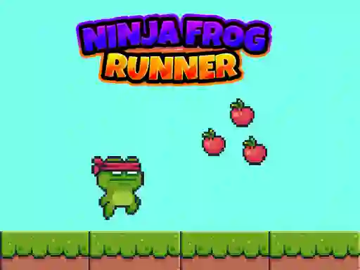 Gêm Ninja Frog Runner ar-lein