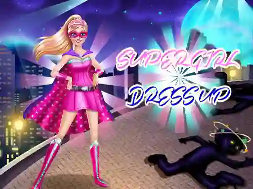Gêm Super Girl Dress Up ar-lein