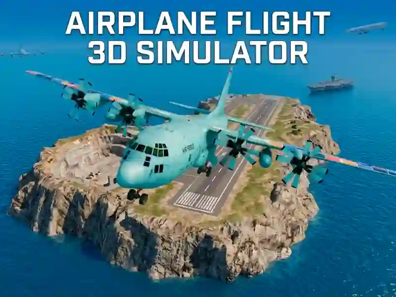Gêm Airplane Flight 3D Simulator ar-lein