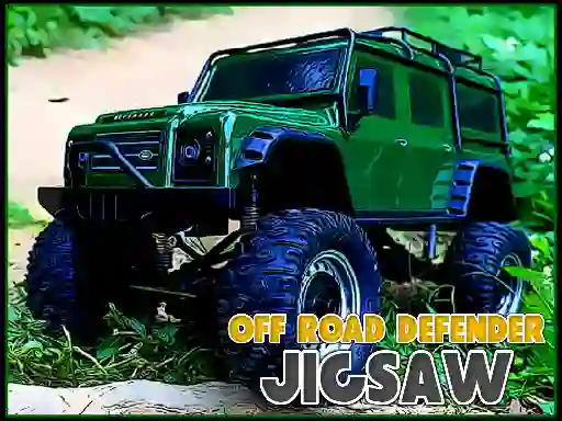 Gêm Off Road Defender Jigsaw ar-lein