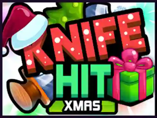 Gêm Knife Hit Xmas ar-lein