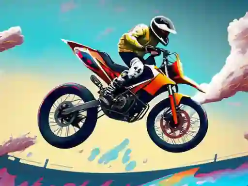 Gêm Bike Jump ar-lein