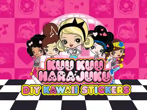 Gêm Kuu Kuu Harajuku Stickers ar-lein