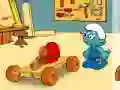 Gêm The smurfs handy`s car ar-lein