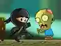 Gêm Ninja Kid Vs Zombies ar-lein