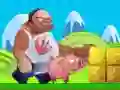 Gêm Pink Running Pig ar-lein