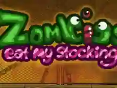 Gêm Zombies Eat My Stocking ar-lein