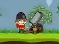 Gêm Cannons and Soldiers mountain offense ar-lein