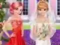 Gêm Frozen And Ariel Wedding ar-lein