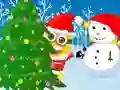 Gêm Minions Christmas Snowball Wars ar-lein