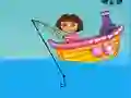 Gêm Dora Fishing ar-lein