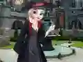Gêm Elsa First Day In Hogwarts School ar-lein