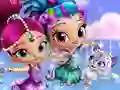 Gêm Shimmer and Shine Dress up ar-lein