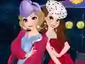 Gêm Anna and Elsa Cocktail Dresses ar-lein