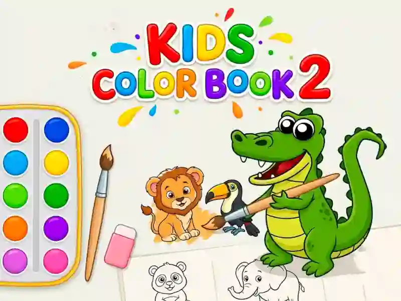 Gêm Kids Color Book 2 ar-lein