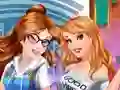 Gêm Belle First Day On School ar-lein