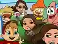 Gêm Nickelodeon Tag attack ar-lein