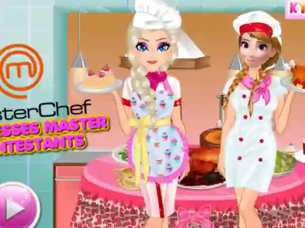 Gêm Princesses Masterchef Contestants ar-lein