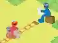 Gêm 123 Sesame Street: Train Track Engineers ar-lein