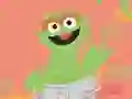 Gêm 123 Sesame Street: Oscar's Trash Launch ar-lein