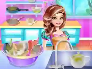 Gêm Princess Household Chores ar-lein