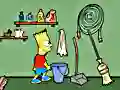 Gêm Bart Simpson Saw ar-lein