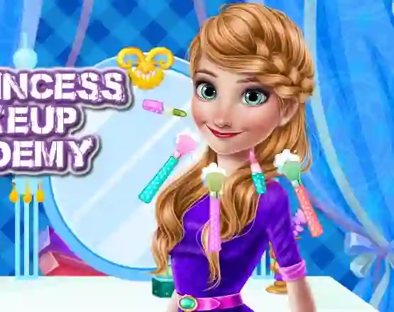 Gêm Ice Princess Make Up Academy ar-lein