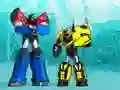 Gêm Transformers Robots in Disguise: Super Mini-Con Striker ar-lein