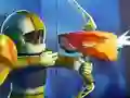 Gêm Nerf: Big Blasters Rampage Run ar-lein