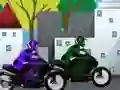 Gêm Bike Racing Math Integers ar-lein