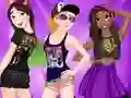 Gêm Princess Band Tees ar-lein