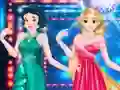 Gêm Princesses dress for the royal ball ar-lein