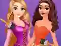 Gêm Disney Princesses Rainbow Dresses ar-lein