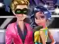 Gêm Super Couple Glam Party ar-lein