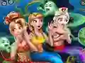 Gêm Mermaid Haunted House ar-lein