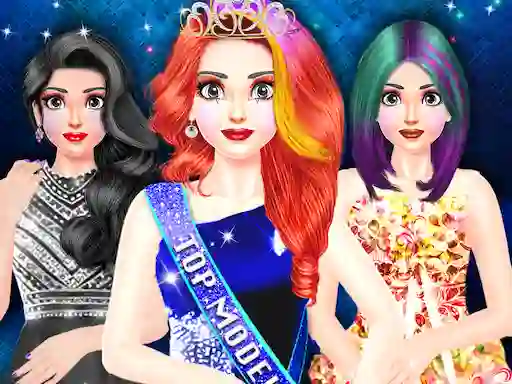 Gêm Top Model Fashion Dress Up ar-lein
