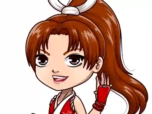 Gêm Chibi Fighter Dress Up Game ar-lein