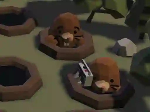Gêm Whack A Mole ar-lein