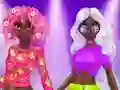 Gêm Princess Incredible Spring Neon Hairstyles ar-lein