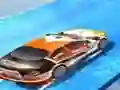 Gêm Water Slide Car Race ar-lein