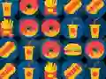 Gêm Fast Food Match 3 ar-lein