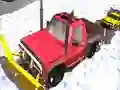 Gêm Winter Snow Plow Jeep Driving ar-lein